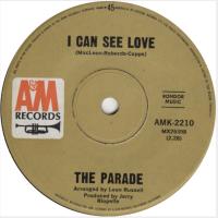 Parade: I Can See Love Australia 7-inch