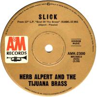 Herb Alpert & the Tijuana Brass: Slick Australia 7-inch