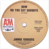 Jimmie Rodgers: How Do You Say Goodbye Australia 7-inch
