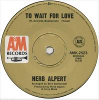 Herb Alpert & the Tijuana Brass: Without Her Australia 7-inch