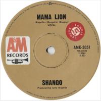 Shango: Mama Lion Australia promo 7-inch