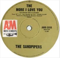 Sandpipers: The More I Love You Australis 7-inch