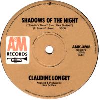 Claudine Longet: Shadows Of the Night Australia 7-inch