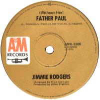 Jimmie Rodgers: Father Paul Australia 7-inch