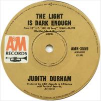 Judith Durham: The Light Is Dark Enough Australia 7-inch