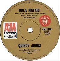 Quincy Jones: Gula Matari Australia 7-inch