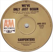 Carpenters: We've Only Just Begun Australia 7-inch