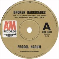 Procol Harum: Broken Barricades Australia 7-inch