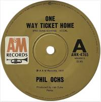 Phil Ochs: One Way Ticket Home Australia 7-inch