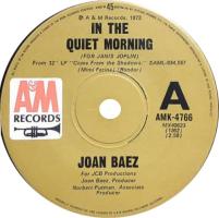 Joan Baez: In the Quiet Morning Australia 7-inch
