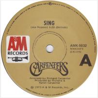 Carpenters: Sing Australia 7-inch