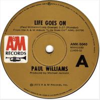 Paul Williams: Life Goes On Australia 7-inch
