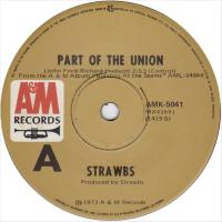 Strawbs: Part Of the Union Australia 7-inch