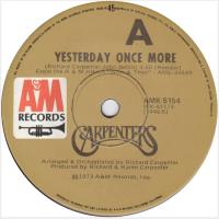 Carpenters: Yesterday Once More Australia 7-inch