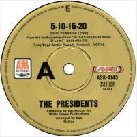 Presidents: 5-10-15-20 Australia 7-inch