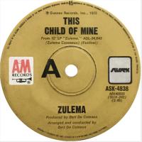 Zulema: This Child Of Mine Australia 7-inch
