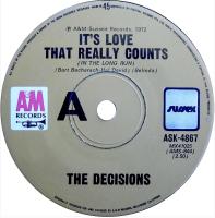 Decisions: It's Love That Really Counts Australia 7-inch