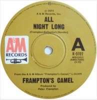 Peter Frampton: All Night Long Australia 7-inch
