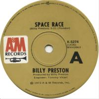 Billy Preston: Space Race Australia 7-inch
