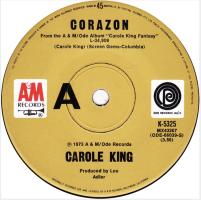 Carole King: Corazon Australia 7-inch