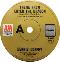 Dennis Coffey: Theme From Enter the Dragon Australia 7-inch