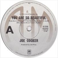 Joe Cocker: You Are So Beautiful Australia 7-inch