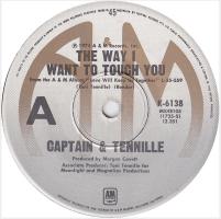 Captain & Tennille: The Way I Want to Touch You Australia 7-inch