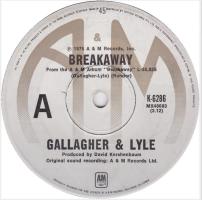 Gallagher & Lyle: Breakaway Australia 7-inch