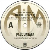 Paul Jabara: Dance (Part I) Australia 7-inch