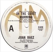 Joan Baez: In the Quiet Morning Australia 7-inch