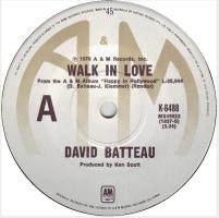 David Batteau: Walk In Love Australia 7-inch