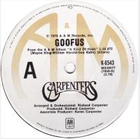 Carpenters: Goofus Australia 7-inch