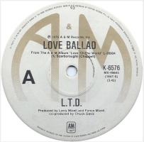 L.T.D.: Love Ballad Australia 7-inch