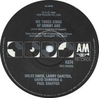 Miles Davis, Larry Carlton, David Sanborn & Paul Shaffer: We Three Kings Of Orient Are Australia 7-inch