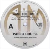 Pablo Cruise: I Want You Tonight Australia 7-inch