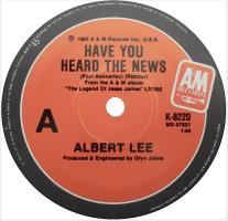 Albert Lee: Have You Heard the News Australia 7-inch