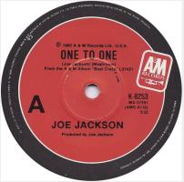 Joe Jackson: One to One Australia 7-inch