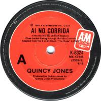 Quincy Jones: Ai No Corrida Australia 7-inch