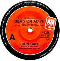 John Cale: Dead Or Alive Australia 7-inch