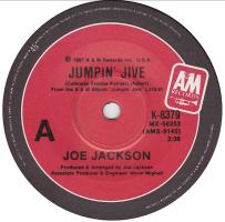 Joe Jackson: Jumpin' Jive Australia 7-inch