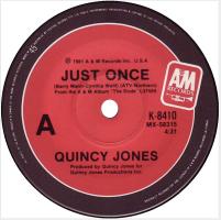 Quincy Jones: Just Once Australia 7-inch