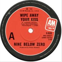 Nine Below 0: Wipe Away Your Kiss Australia 7-inch