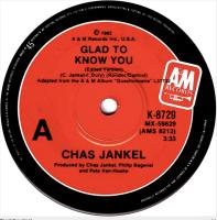 Chas Jankel: Glad to Know You Australia 7-inch