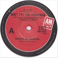 Chris DeBurgh: Don't Pay the Ferryman Australia 7-inch