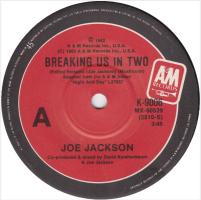Joe Jackson: Breaking Us In Two Australia 7-inch
