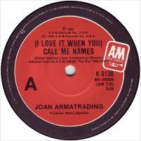 Joan Armatrading: Call Me Names Australia 7-inch
