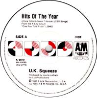 Squeeze: Hits Of the Year Australia 7-inch