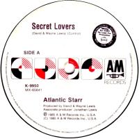 Atlantic Starr: Secret Lovers Australia promo 7-inch