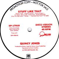 Quincy Jones: Stuff Like That US promo 12-inch