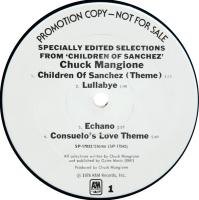 Chuck Mangione: Selections From Children Of Sanchez US 12-inch